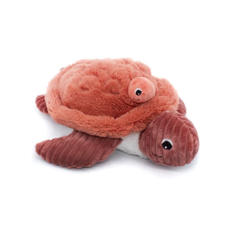 Les déglingos - les ptipotos - sauvenou tortue rouge - peluche 30 cm 